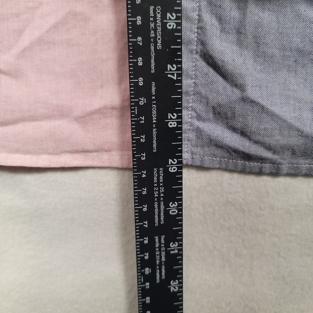 Marine Layer Men California Oxford Shirt Marge M/L Multi Colorblock Cotton - Picture 4 of 11